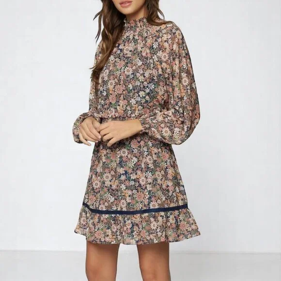 NWT Lost + Wander FLOWER POWER MINI DRESS - Picture 3 of 7